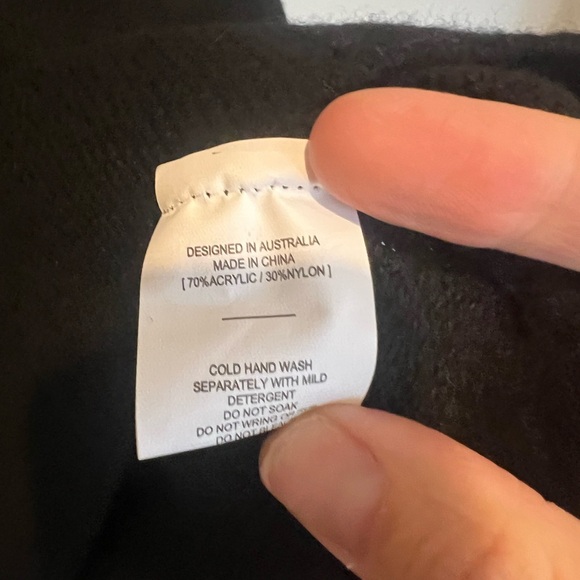 Petal + Pup Black Women's Sweater - Picture 6 of 6